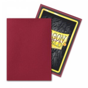 Dragon Shield - Matte Standard Size Sleeves 100pk - Blood Red
