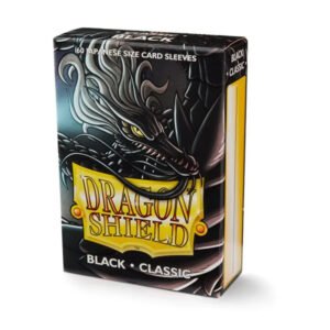 Dragon Shield - Classic Japanese Size Sleeves 60pk Black