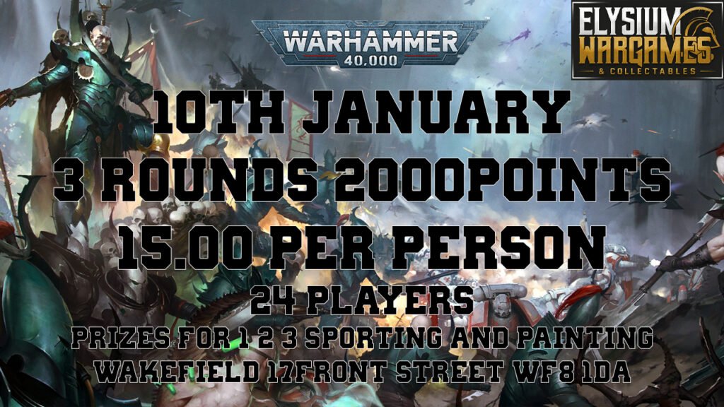 10th January 3round RTT Warhammer 40k